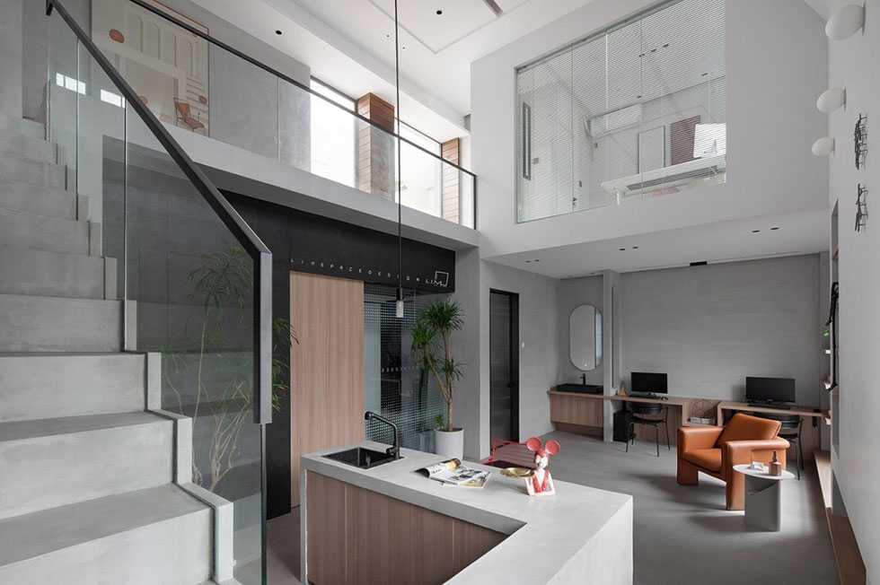 辦公室一樓高空空間休息區(qū)裝修效果圖 辦公室一樓高空空間休息區(qū)裝修效果圖