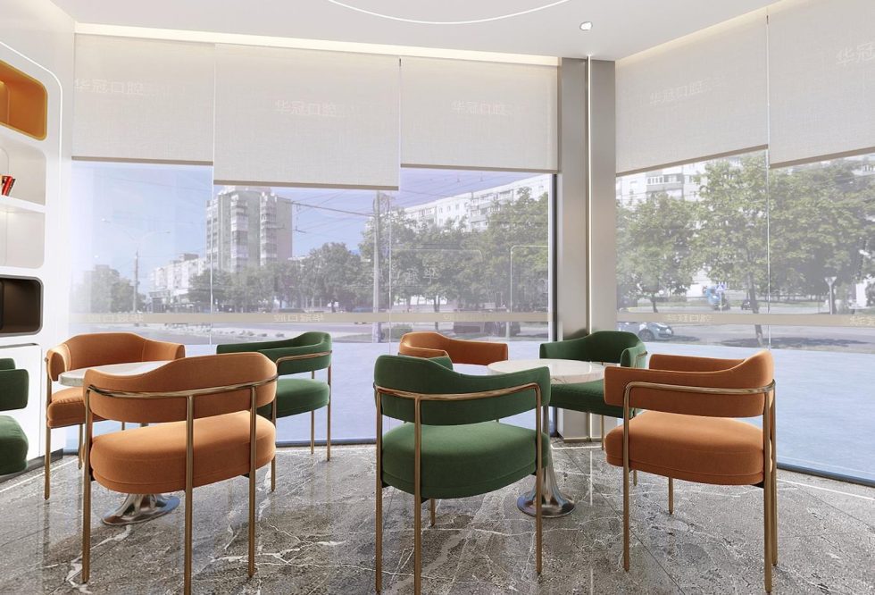 深圳福田新洲大廈華冠口腔牙科診所裝修設計全景圖候診休息洽談區(qū) 深圳福田新洲大廈華冠口腔牙科診所裝修設計全景圖候診休息洽談區(qū)