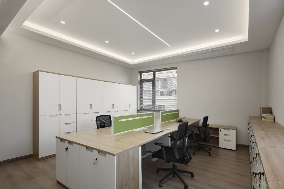 深圳寶安宏發(fā)前城中心600平方米極簡風格辦公室裝修案例財務室