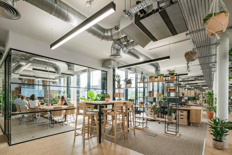 深圳福田京地大廈380平方米田園風(fēng)格辦公室裝修案例吧臺休閑區(qū) 深圳福田京地大廈380平方米田園風(fēng)格辦公室裝修案例吧臺休閑區(qū)