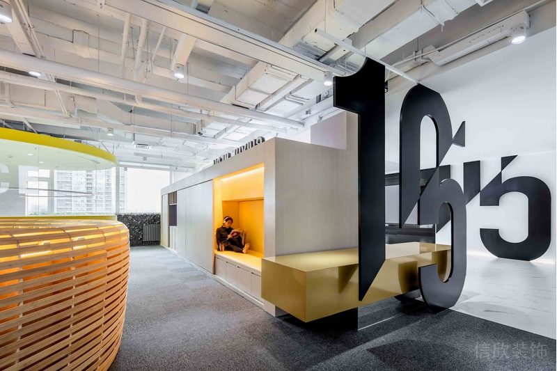 深圳福田金運世紀大廈700平方米現(xiàn)代簡約風格公司裝修案例休閑區(qū)