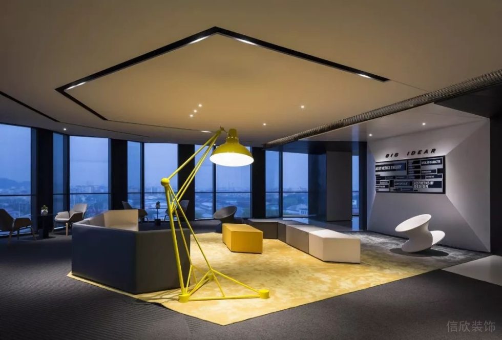 深圳福田中心商務(wù)大廈1300平方米黑白灰現(xiàn)代風辦公室裝修案例活動區(qū) 深圳福田中心商務(wù)大廈1300平方米黑白灰現(xiàn)代風辦公室裝修案例活動區(qū)