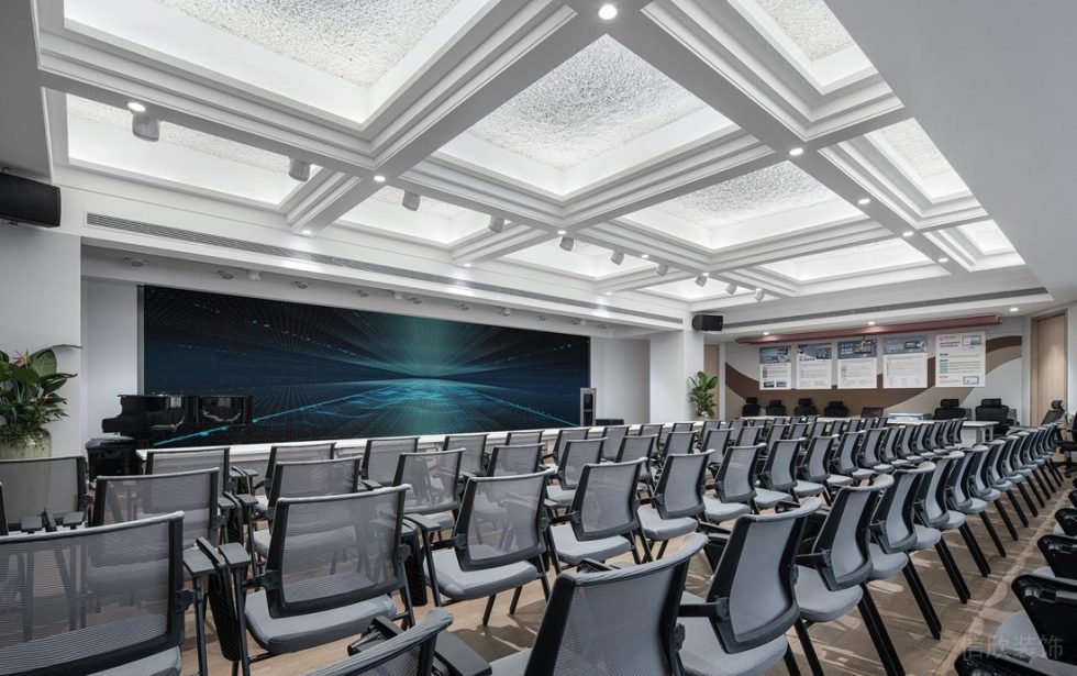 深圳龍華展滔科技大廈1600平方米現(xiàn)代科技風辦公室裝修案例培訓室 深圳龍華展滔科技大廈1600平方米現(xiàn)代科技風辦公室裝修案例培訓室