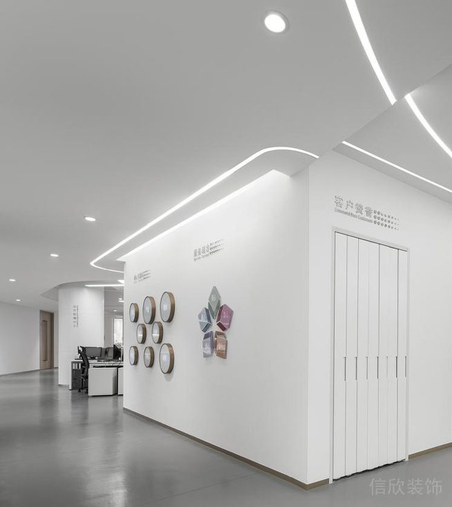 深圳龍華展滔科技大廈1600平方米現(xiàn)代科技風辦公室裝修案例企業(yè)文化展示背景墻 深圳龍華展滔科技大廈1600平方米現(xiàn)代科技風辦公室裝修案例企業(yè)文化展示背景墻