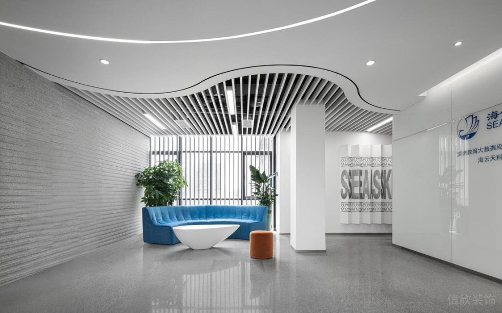 深圳龍華展滔科技大廈1600平方米現(xiàn)代科技風辦公室裝修案例休息等候區(qū) 深圳龍華展滔科技大廈1600平方米現(xiàn)代科技風辦公室裝修案例休息等候區(qū)