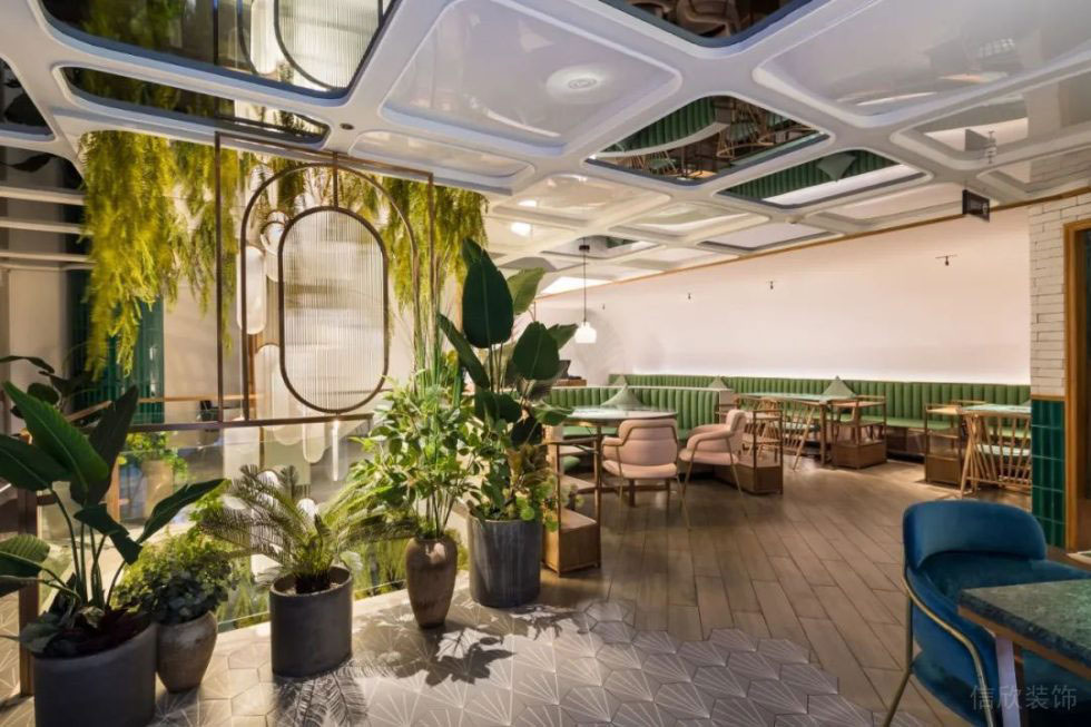 深圳南山方大城北歐輕奢風(fēng)海鮮火鍋餐廳裝修案例綠植裝飾 深圳南山方大城北歐輕奢風(fēng)海鮮火鍋餐廳裝修案例綠植裝飾
