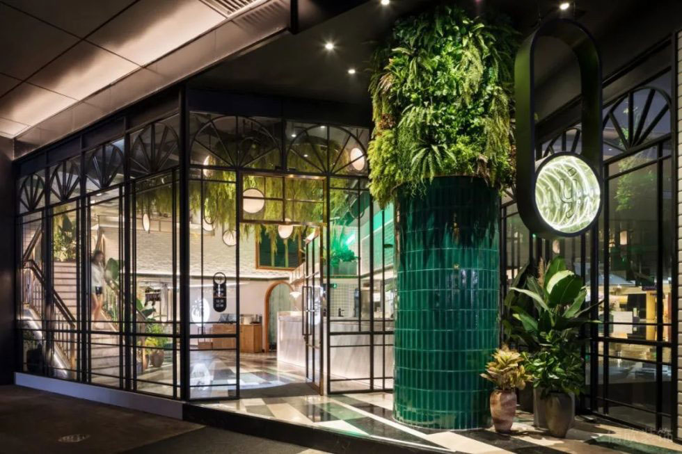 深圳南山方大城北歐輕奢風(fēng)海鮮火鍋餐廳裝修案例入口 深圳南山方大城北歐輕奢風(fēng)海鮮火鍋餐廳裝修案例入口