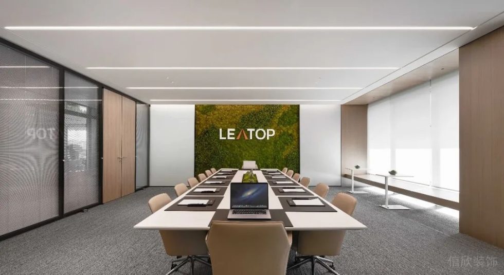 深圳南山康佳研發(fā)大廈1000平方米現(xiàn)代風(fēng)格辦公室裝修案例會(huì)議室