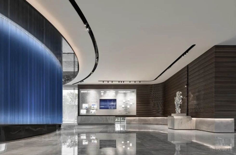 深圳南山康佳研發(fā)大廈1000平方米現(xiàn)代風(fēng)格辦公室裝修案例企業(yè)文化展示區(qū)