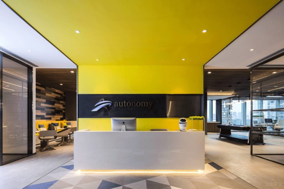 深圳南山香江金融中心300平方米現代工業(yè)風公司裝修案例前廳接待區(qū) 深圳南山香江金融中心300平方米現代工業(yè)風公司裝修案例前廳接待區(qū)