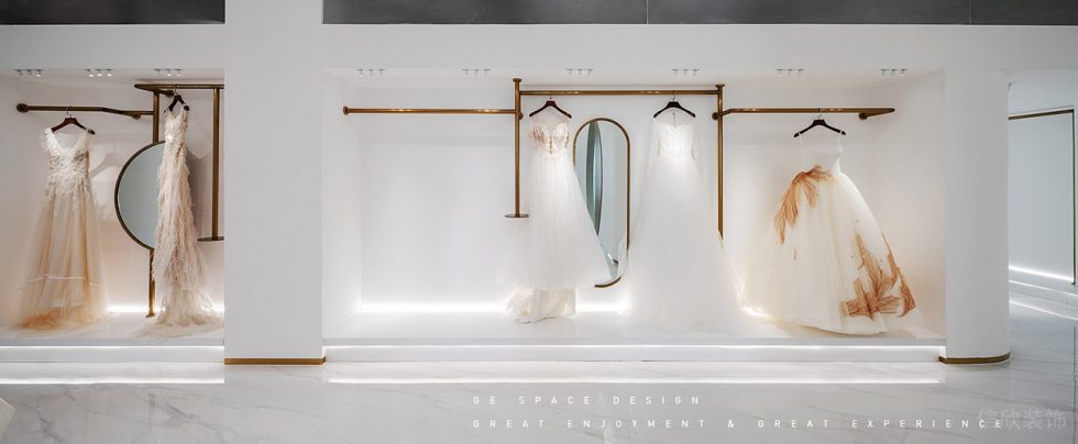 深圳市寶安區(qū)福永現(xiàn)代風(fēng)國(guó)際婚紗一品cg店裝修設(shè)計(jì)壁櫥
