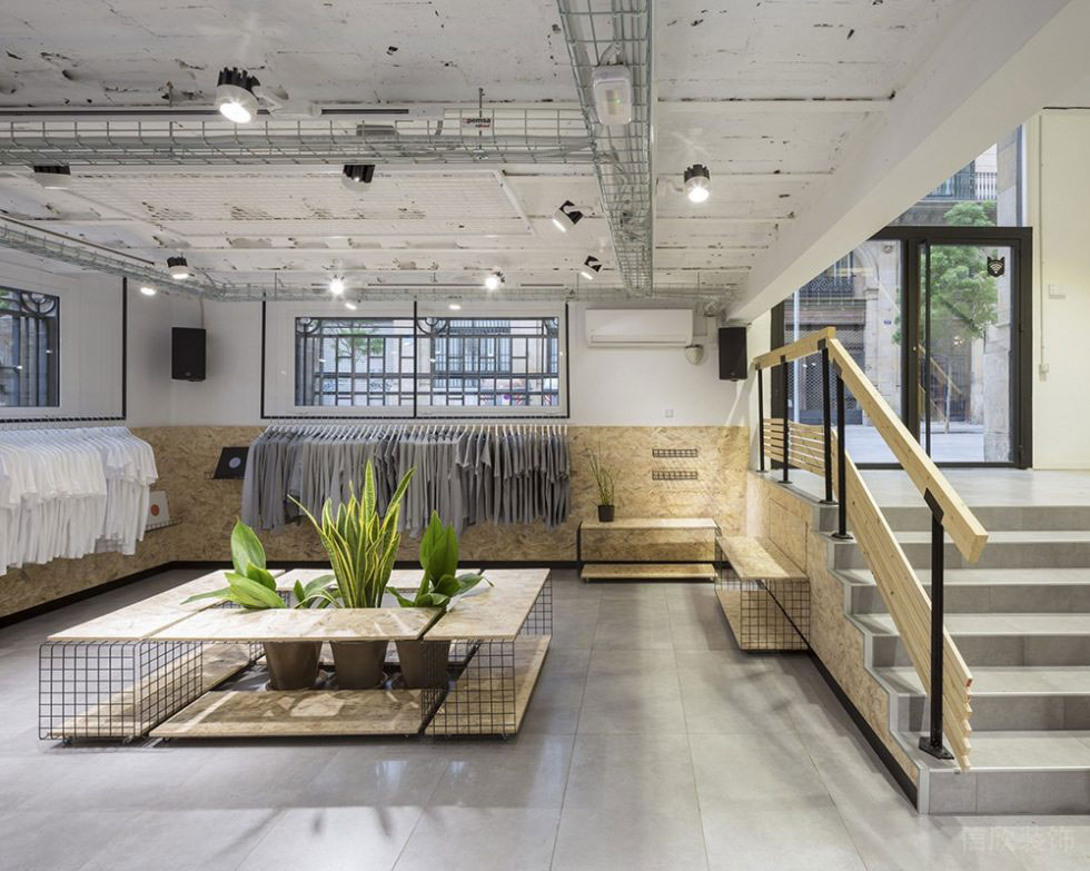 工業(yè)風(fēng)服裝店裝修設(shè)計(jì)大廳 工業(yè)風(fēng)服裝店裝修設(shè)計(jì)大廳