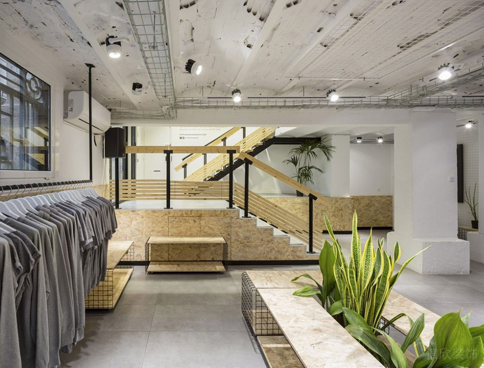 工業(yè)風(fēng)服裝店樓梯裝修設(shè)計(jì) 工業(yè)風(fēng)服裝店樓梯裝修設(shè)計(jì)