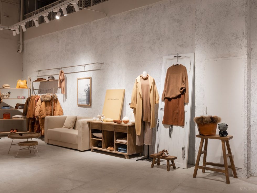 深圳市龍華區(qū)大浪現(xiàn)代風(fēng)jane Express服裝店鋪裝修設(shè)計(jì)休息區(qū)