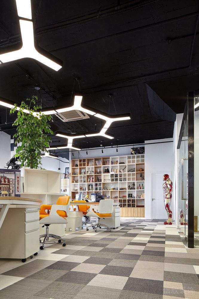 深圳寶安廣興源互聯(lián)網(wǎng)創(chuàng)意園600平方米北歐田園風(fēng)公司裝修案例綜合辦公廳天花吊燈 深圳寶安廣興源互聯(lián)網(wǎng)創(chuàng)意園600平方米北歐田園風(fēng)公司裝修案例綜合辦公廳天花吊燈