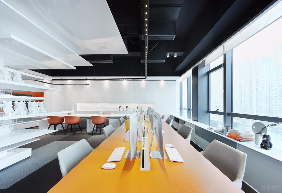 深圳福田萬(wàn)科濱海云中心150平方米現(xiàn)代主義極簡(jiǎn)風(fēng)辦公室裝修案例工作區(qū) 深圳福田萬(wàn)科濱海云中心150平方米現(xiàn)代主義極簡(jiǎn)風(fēng)辦公室裝修案例工作區(qū)