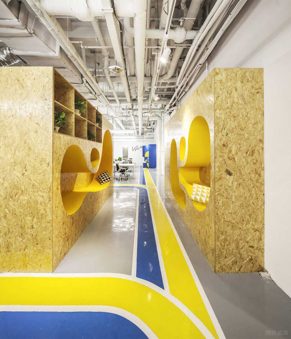 深圳龍崗橫崗智慧谷創(chuàng)新園1500平方米淺色調(diào)工業(yè)風(fēng)辦公室裝修案例過道特色造型休息區(qū) 深圳龍崗橫崗智慧谷創(chuàng)新園1500平方米淺色調(diào)工業(yè)風(fēng)辦公室裝修案例過道特色造型休息區(qū)