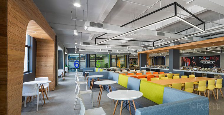 深圳龍崗聯(lián)匯中心1500平方米現(xiàn)代工業(yè)風(fēng)辦公空間裝修設(shè)計案例員工餐廳休息區(qū) 深圳龍崗聯(lián)匯中心1500平方米現(xiàn)代工業(yè)風(fēng)辦公空間裝修設(shè)計案例員工餐廳休息區(qū)