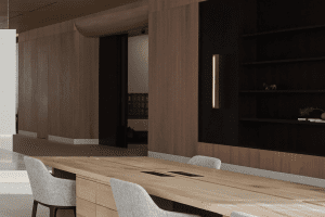 深圳羅湖百仕達(dá)大廈800平方米簡約新中式風(fēng)格辦公室裝修案例辦公區(qū)