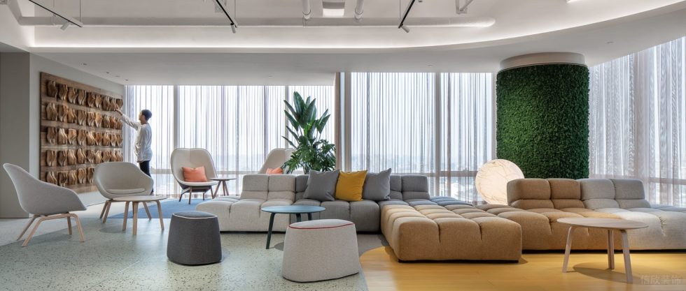 深圳羅湖區(qū)集浩大廈辦公室裝修 休息區(qū)