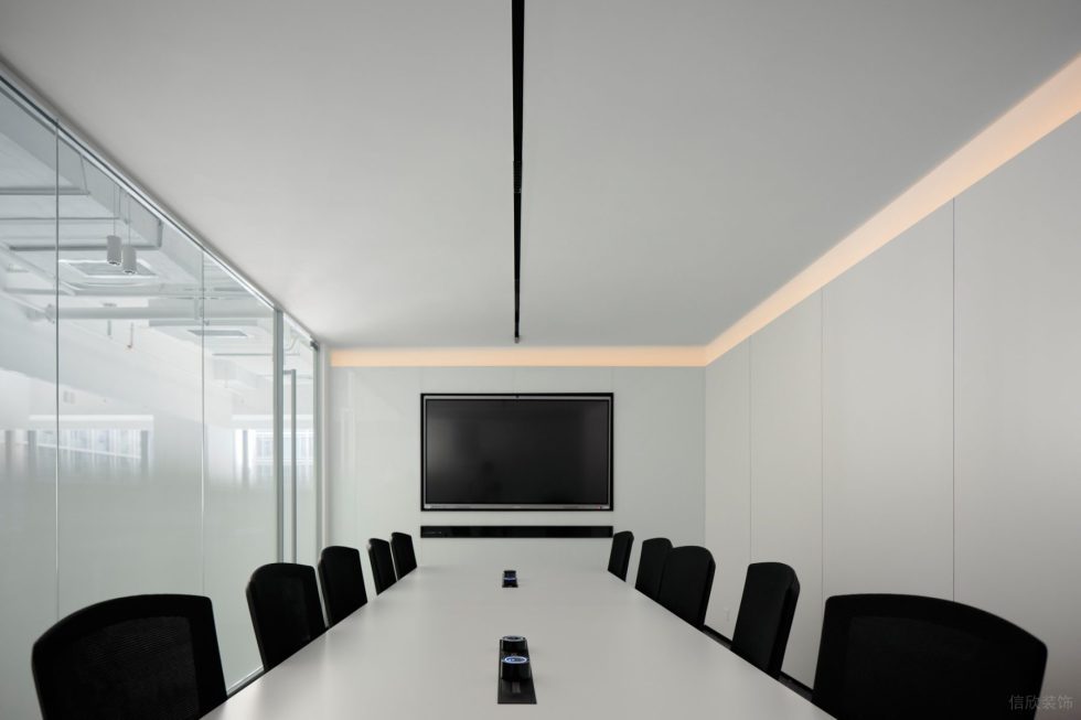 深圳羅湖區(qū)京基100辦公室裝修 小會(huì)議室