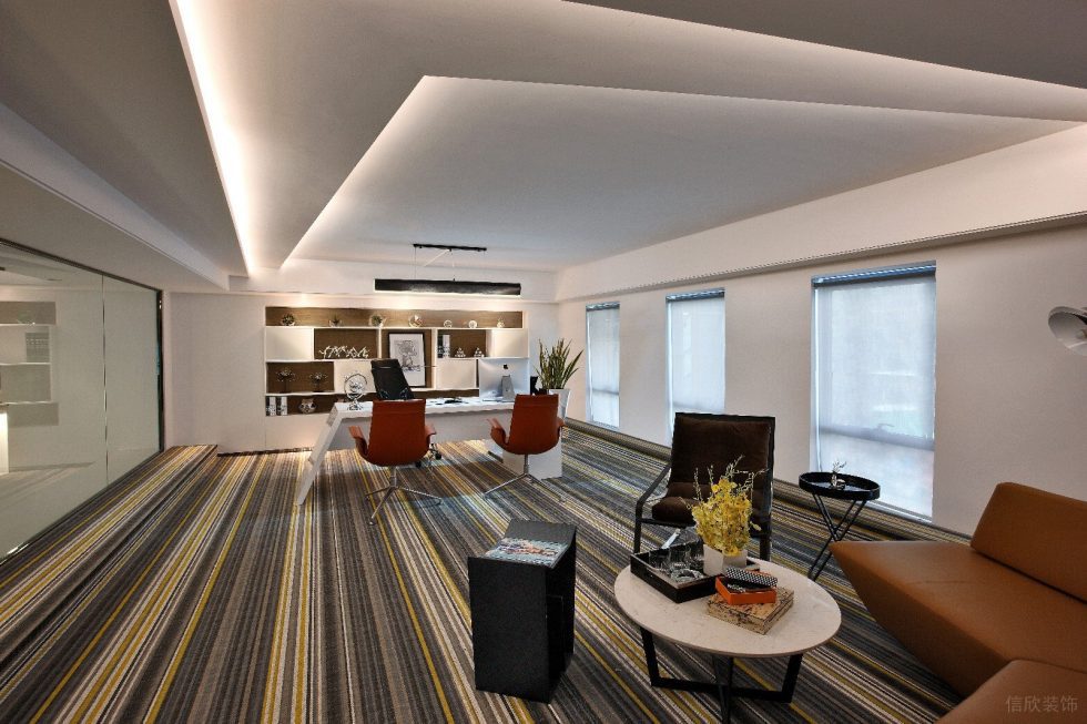 深圳羅湖物資控股置地大廈900平方米現(xiàn)代主義時尚風loft辦公室裝修案例經(jīng)理辦公室 深圳羅湖物資控股置地大廈900平方米現(xiàn)代主義時尚風loft辦公室裝修案例經(jīng)理辦公室