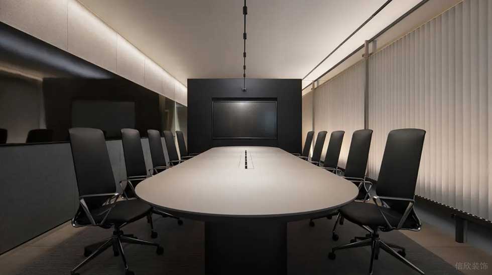 深圳灣科技生態(tài)園500平方米現(xiàn)代簡(jiǎn)約主義舒適自然風(fēng)辦公室裝修案例會(huì)議室