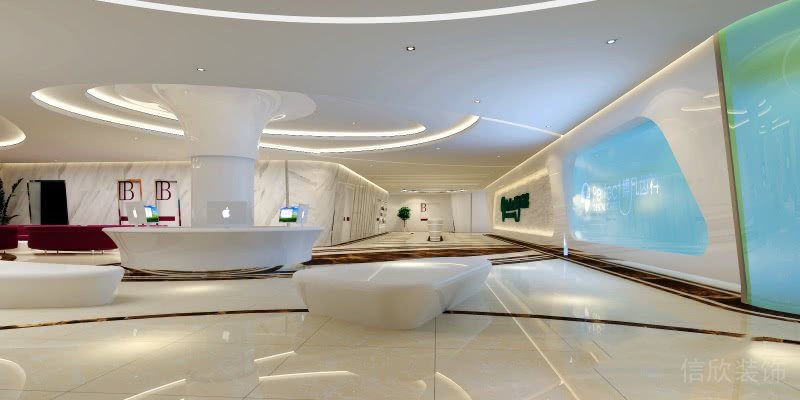 武漢愛(ài)馨口腔牙科診所導(dǎo)診服務(wù)臺(tái)裝修設(shè)計(jì)