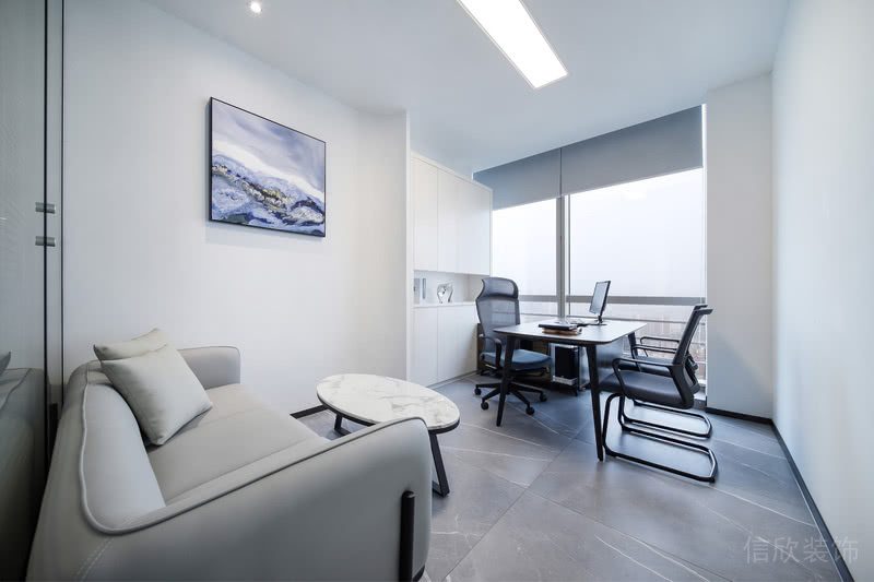 白色主調(diào)公司裝修設(shè)計(jì)方案 辦公室