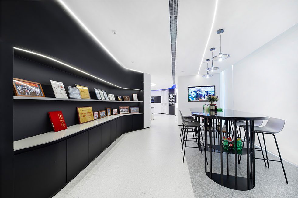 極簡白色風(fēng)格辦公室裝修設(shè)計(jì)方案 會(huì)議區(qū)