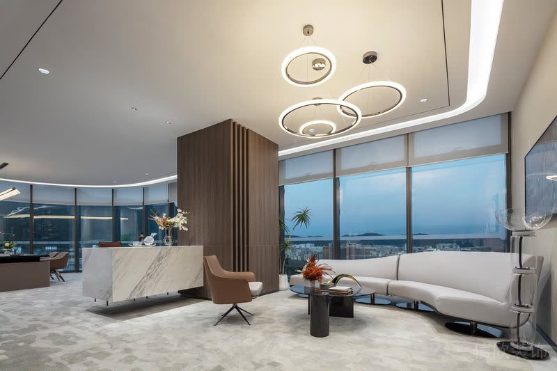 極簡輕奢風(fēng)格辦公室裝修設(shè)計方案 休息區(qū)