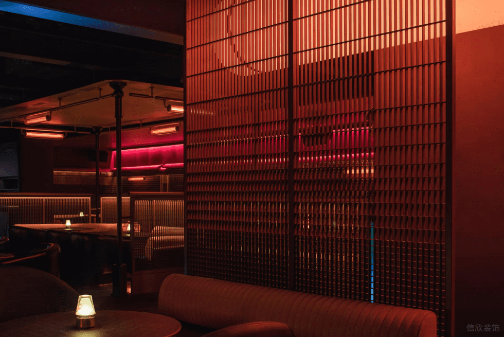 深圳寶安傳統(tǒng)現代結合酒館隔斷裝修設計