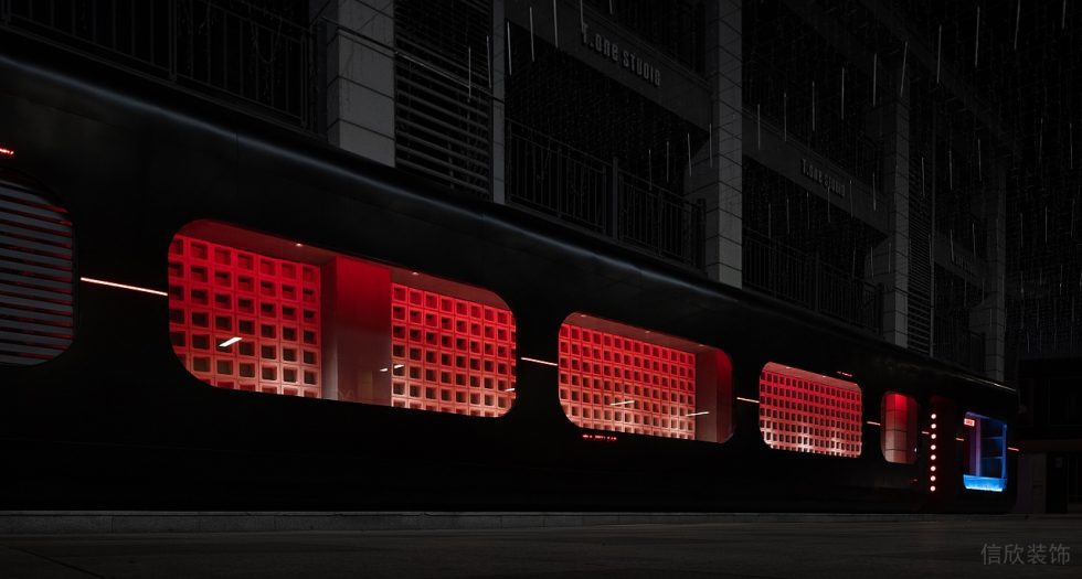 深圳龍崗賽博朋克酒吧建筑外觀裝修設(shè)計(jì)