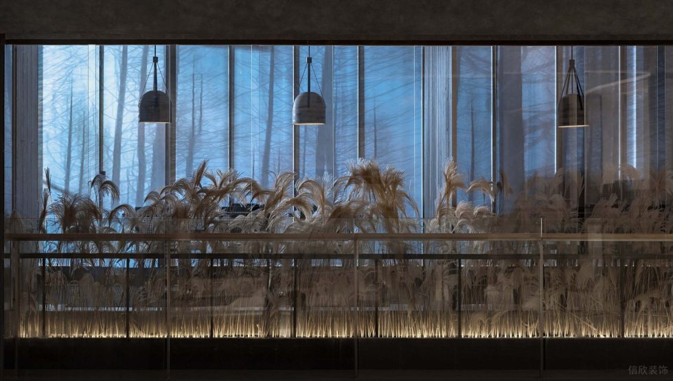 深圳羅湖簡(jiǎn)雅日料餐廳寂靜感隔斷細(xì)節(jié)裝修設(shè)計(jì)