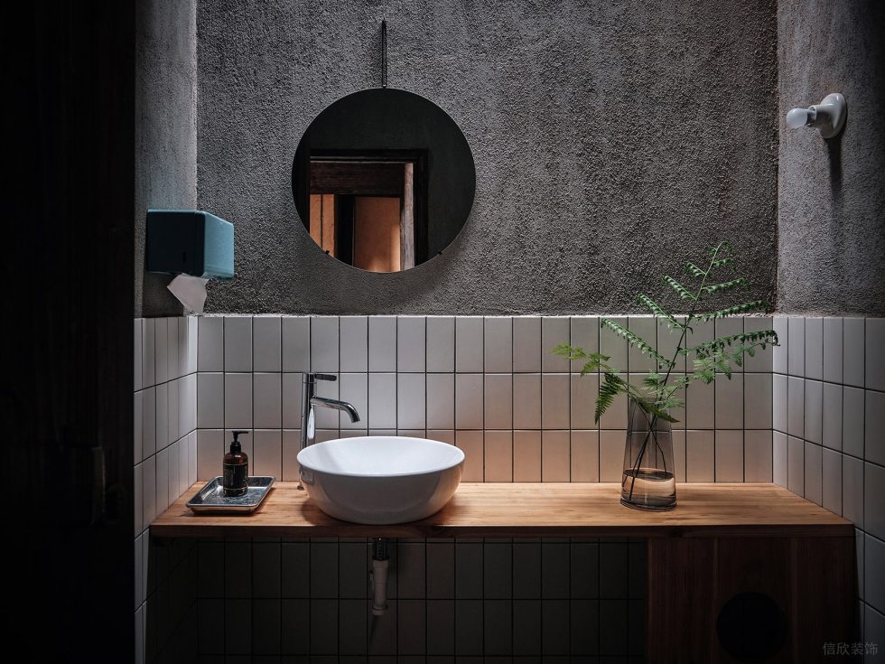 深圳龍華區(qū)禪意古典中式飲品店簡約衛(wèi)生間裝修設(shè)計