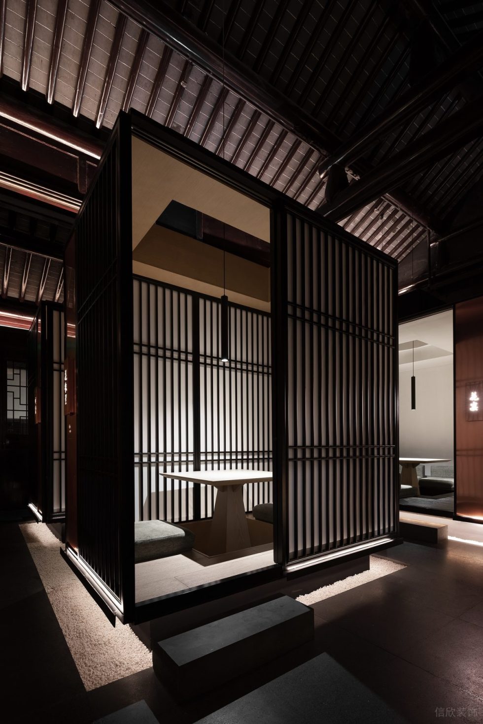 深圳龍華日式禪意餐廳高端榻榻米包間設(shè)計(jì)裝修