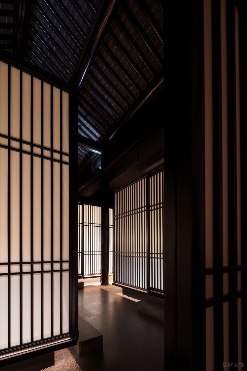 深圳龍華日式禪意餐廳簡(jiǎn)潔內(nèi)部結(jié)構(gòu)設(shè)計(jì)裝修