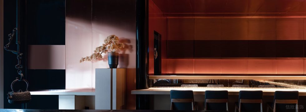 深圳龍華日式禪意餐廳原木壽司吧臺(tái)設(shè)計(jì)裝修