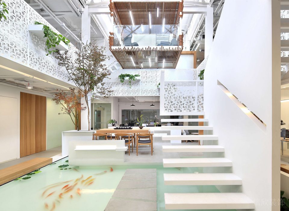 深圳南山佳嘉豪商務(wù)大廈1000平方米簡(jiǎn)約式工業(yè)混搭風(fēng)辦公室裝修案例中庭綠植景觀 深圳南山佳嘉豪商務(wù)大廈1000平方米簡(jiǎn)約式工業(yè)混搭風(fēng)辦公室裝修案例中庭綠植景觀