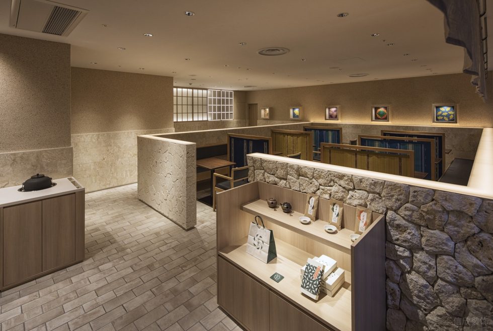 深圳南山簡(jiǎn)約田園風(fēng)日式餐廳簡(jiǎn)約飾品架裝修設(shè)計(jì)