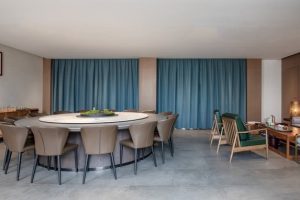 深圳南山卓越前海壹號寫字樓現(xiàn)代簡約原木風(fēng)格裝修設(shè)計(jì)方案 會客區(qū)