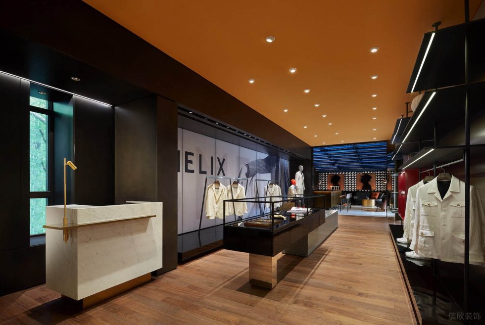 深圳市寶安區(qū)石巖smelix仕覓男裝高定店裝修設(shè)計-玻璃幾何藝術(shù)島臺 深圳市寶安區(qū)石巖smelix仕覓男裝高定店裝修設(shè)計-玻璃幾何藝術(shù)島臺