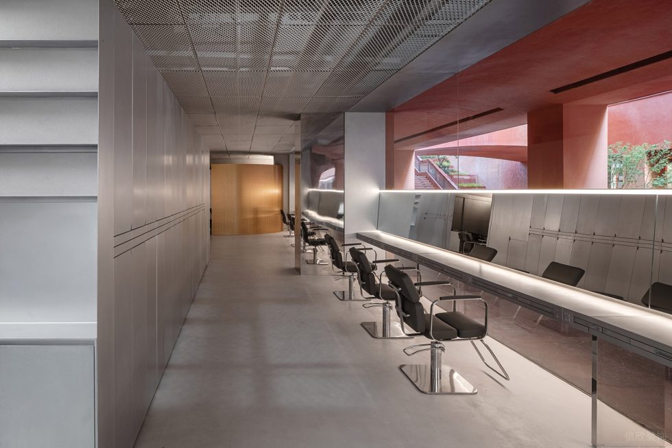 深圳市福田區(qū)筆架山z Zest美發(fā)沙龍裝修設(shè)計效果圖-美發(fā)造型區(qū)三