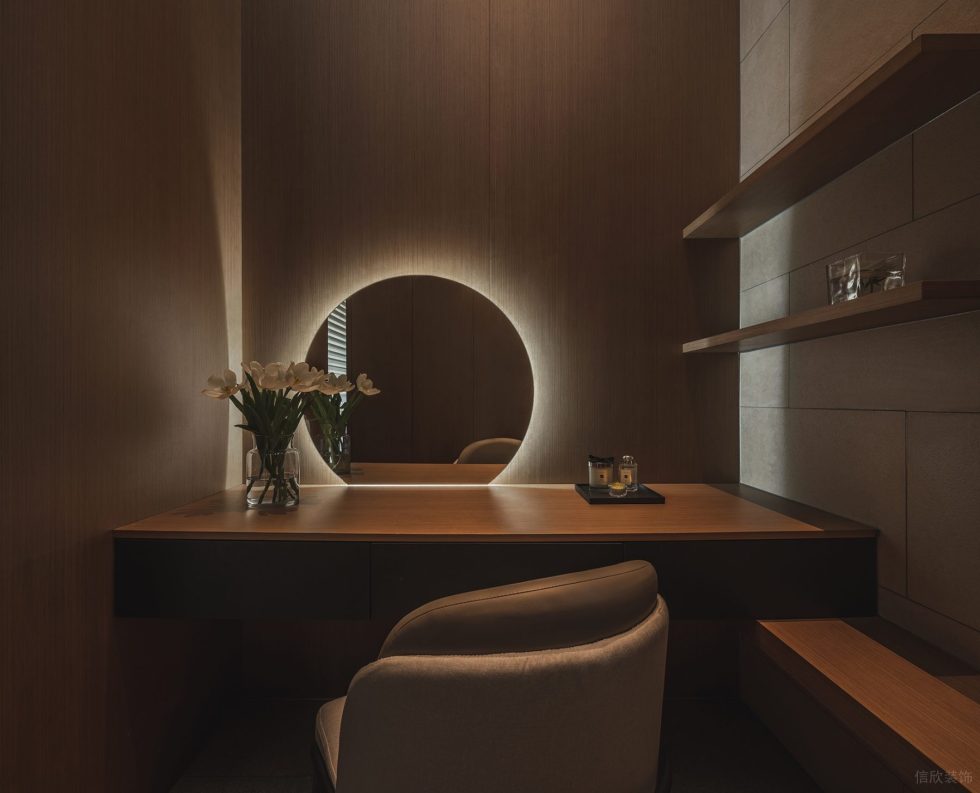 深圳市福田區(qū)保稅區(qū)新中式風蘭美容抗衰中心裝修設計實景效果圖-化妝間