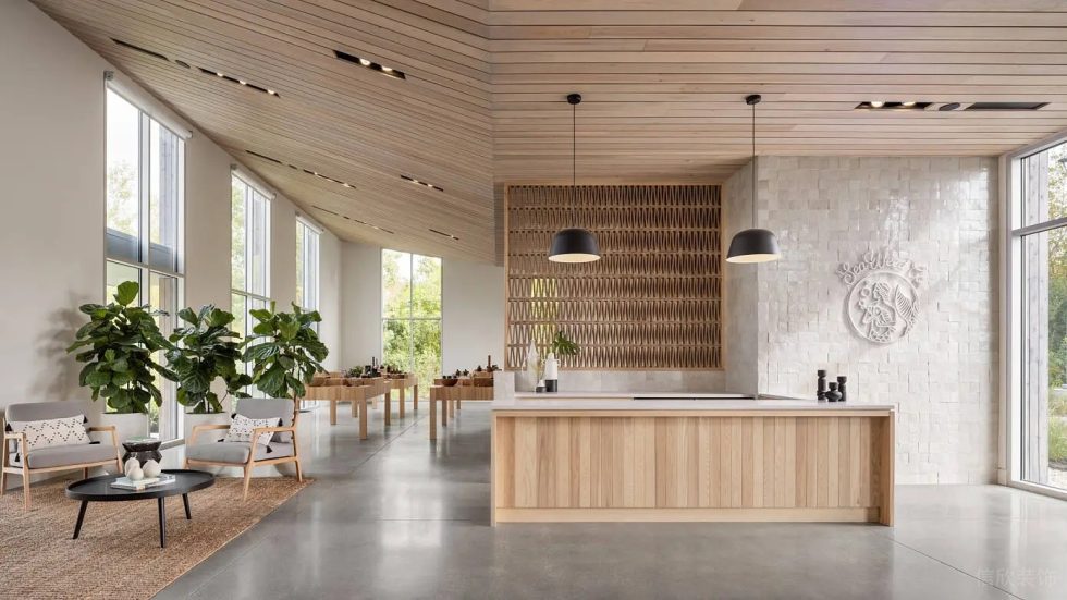 深圳市福田區(qū)華強(qiáng)原木風(fēng)海藻品牌 SeaWeed Co旗艦店裝修設(shè)計(jì)-大廳概覽