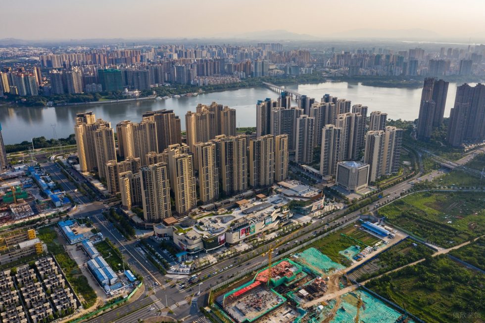 深圳市福田區(qū)蓮花商業(yè)綜合體裝修設(shè)計(jì)實(shí)景效果圖-街景視角二