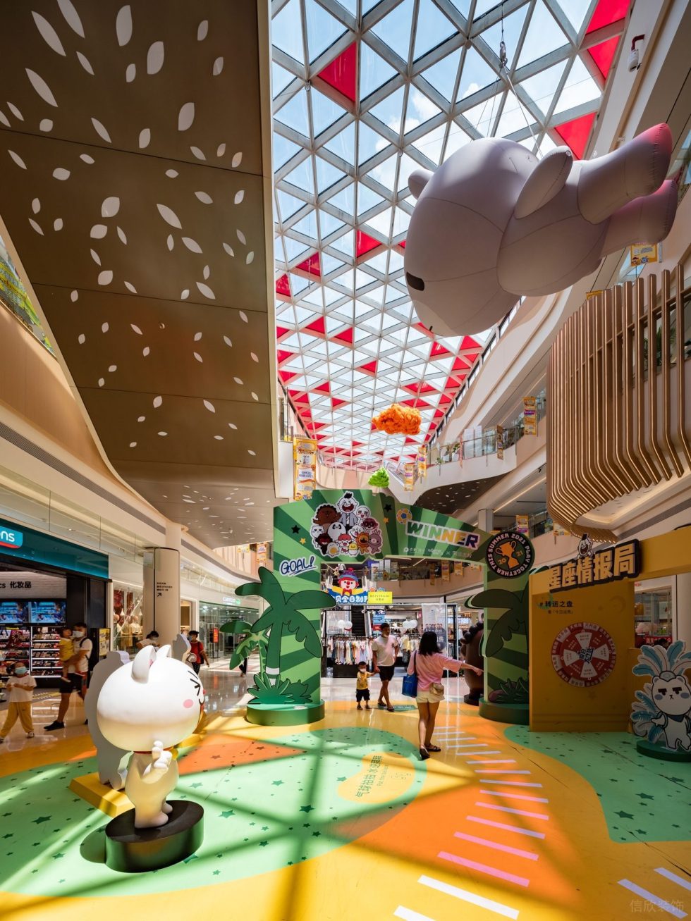 深圳市福田區(qū)蓮花商業(yè)綜合體裝修設(shè)計(jì)實(shí)景效果圖-大廳一層