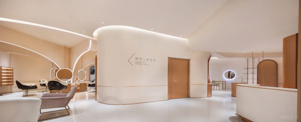 深圳市福田區(qū)上步融創(chuàng)星耀五洲社區(qū)商業(yè)綜合體-輕奢風美業(yè)形象館