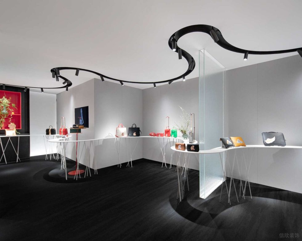 深圳市福田中心區(qū)現(xiàn)代風(fēng)皮革藝術(shù)形象店裝修設(shè)計-黑色棉麻地毯 深圳市福田中心區(qū)現(xiàn)代風(fēng)皮革藝術(shù)形象店裝修設(shè)計-黑色棉麻地毯