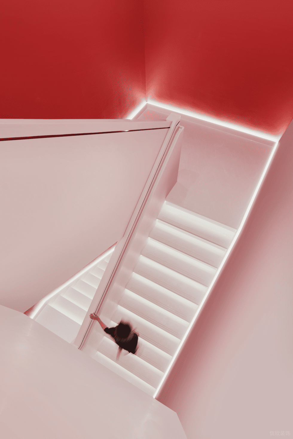 深圳市龍崗區(qū)布吉小仙燉鮮燉燕窩旗艦店裝修設計 樓梯